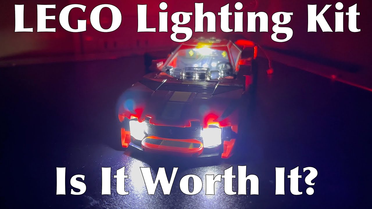 LEGO SPEED CHAMPIONS Lighting Kit Install And Review