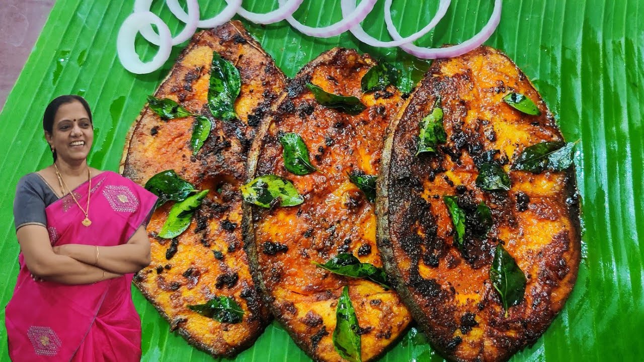 சுவையான வஞ்சிரம் மீன் வறுவல் | மசாலா உதிராமல் செய்வது எப்படி | Vanjiram meen varuval | Seer Fish Fry