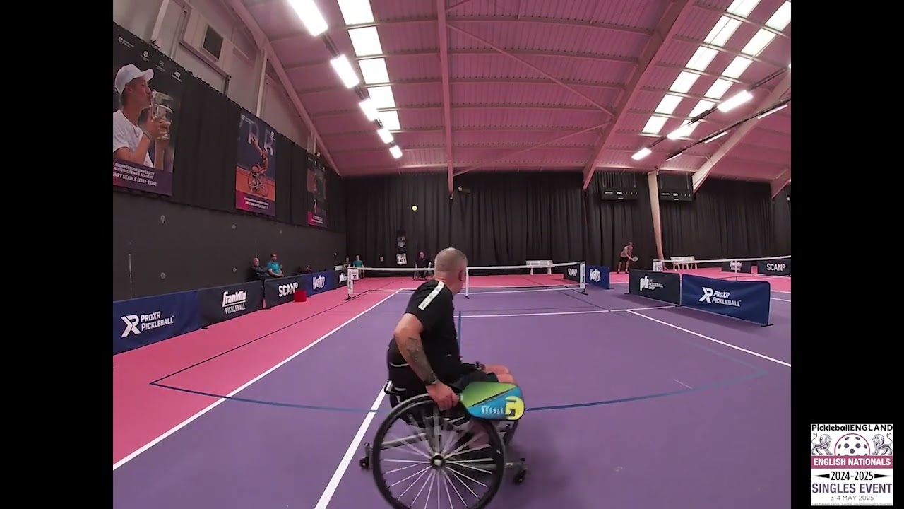 Wheelchair pickleball English nationals final