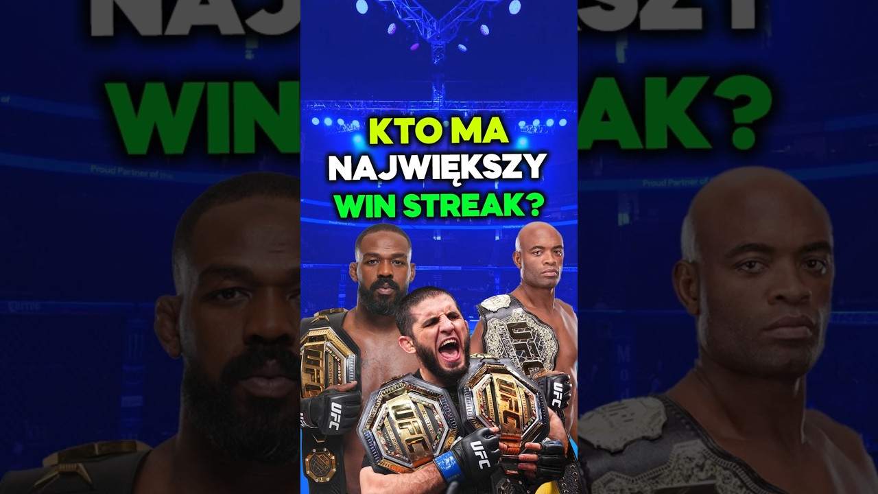 Kto ma najdłuższą serię zwycięstw w historii UFC?