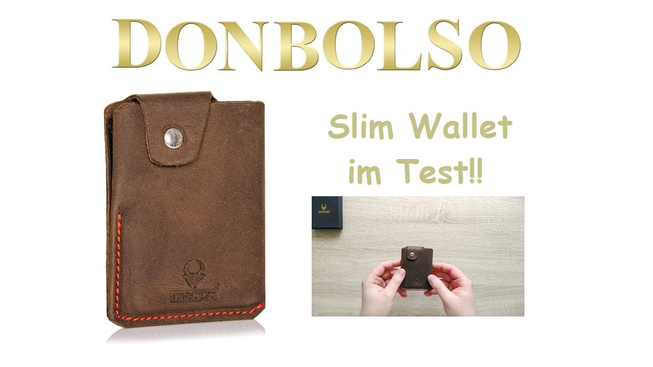 Slim Wallet Donbolso Bern im Test!! mit Münzfach I Herren Kreditkartenetui | Smart Wallet | EDC