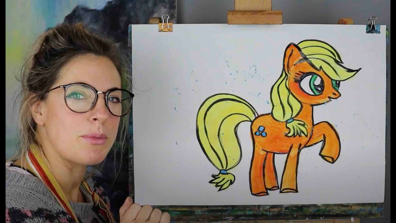 Learn how to draw A HORSE INSPIRED BY MY LITTLE PONY: STEP BY STEP GUIDE (Age 5 +)