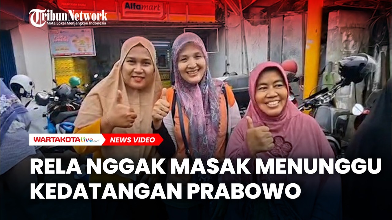 Rela Tunggu Tiga Jam, Warga Palmerah Antusias Sambut Kedatangan Prabowo di Peresmian SPPG Polri