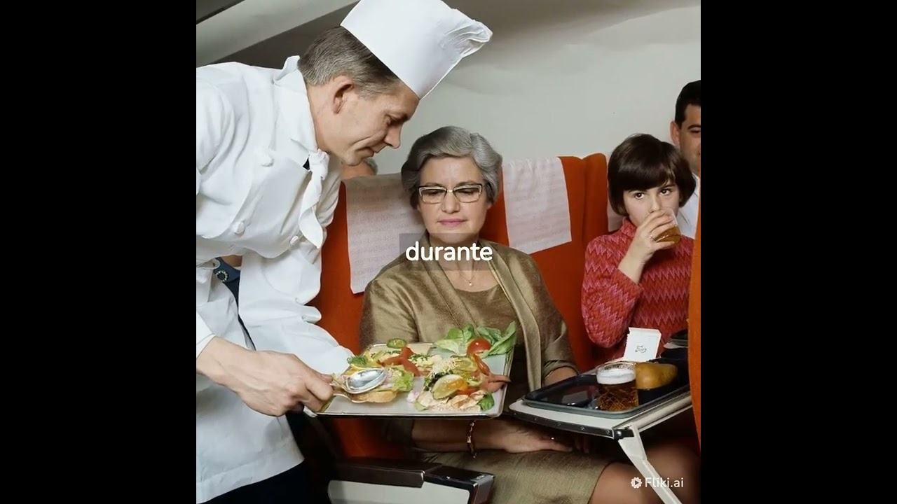 La Comida en Aviones de los A&ntilde;os 60, 70 y 80: Un Viaje Gourmet