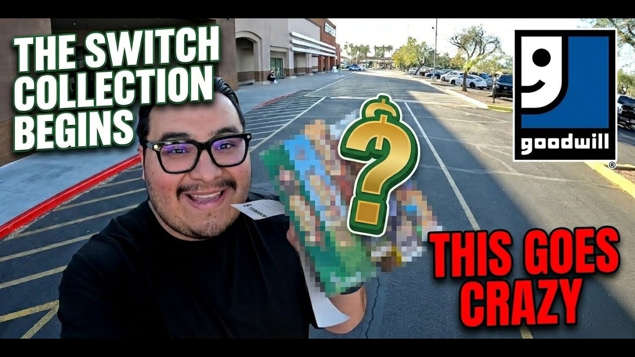 NO WAY I FOUND THIS AT A GOODWILL: Episode 1 of The Ortiz Switch Game Hunt