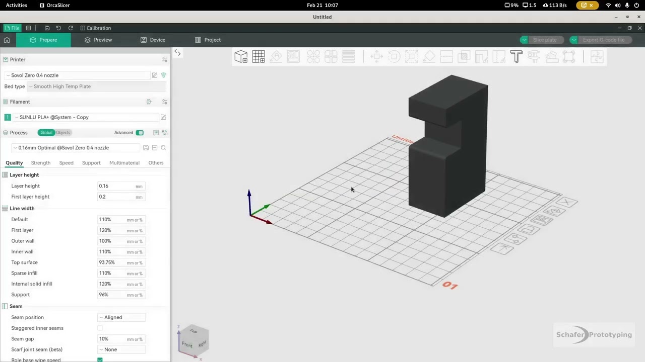 Create Sovol Zero profile/config using OrcaSlicer Appimage/Portable