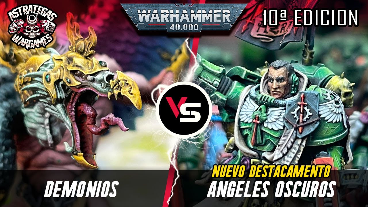 ⭐️INFORME WARHAMMER 40k⭐️ Demonios del Caos VS Ángeles Oscuros - Décima edición