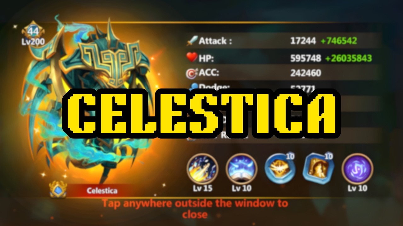 Castle Clash Pure F2P Celestica!