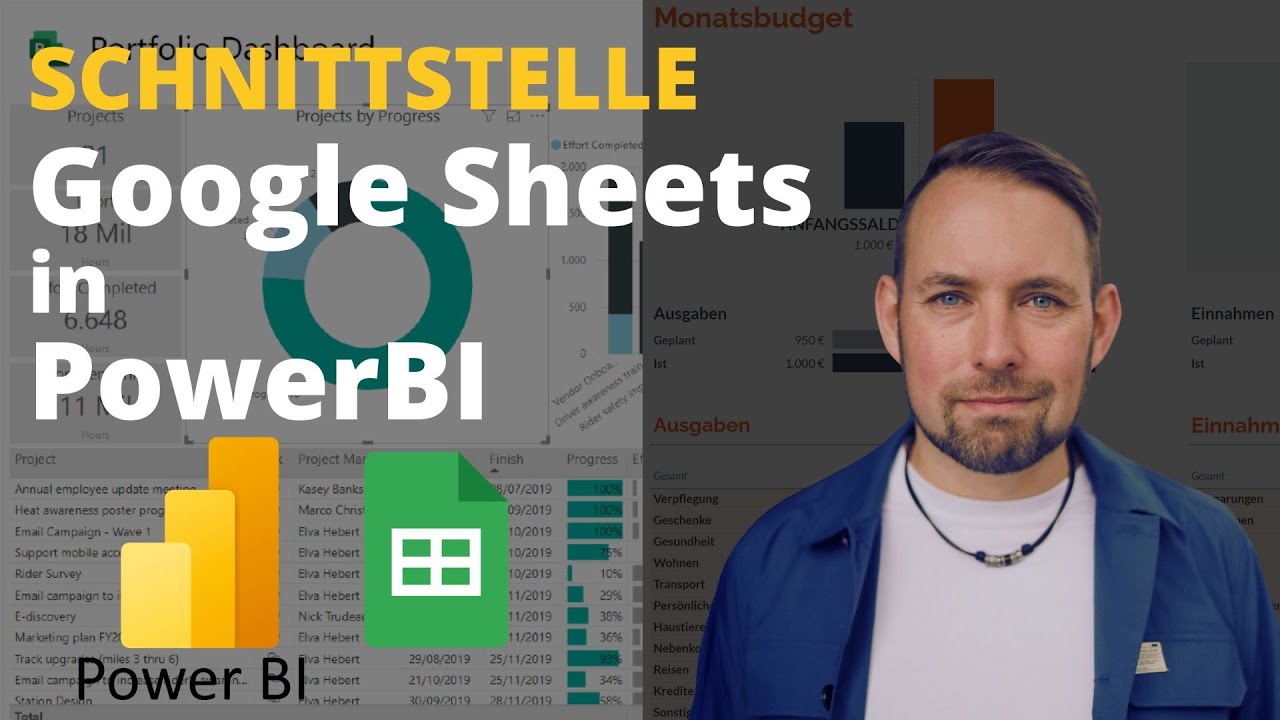 Google Sheets Daten im PowerBI importieren - So baust du eine Schnittstelle auf