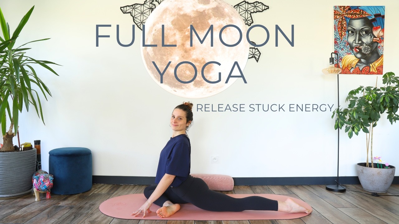 Yoga Full Moon in Virgo + Eclipse 🌑 Release Control & Stuck Energy Shoulders & Hips | Vinyasa + Yin