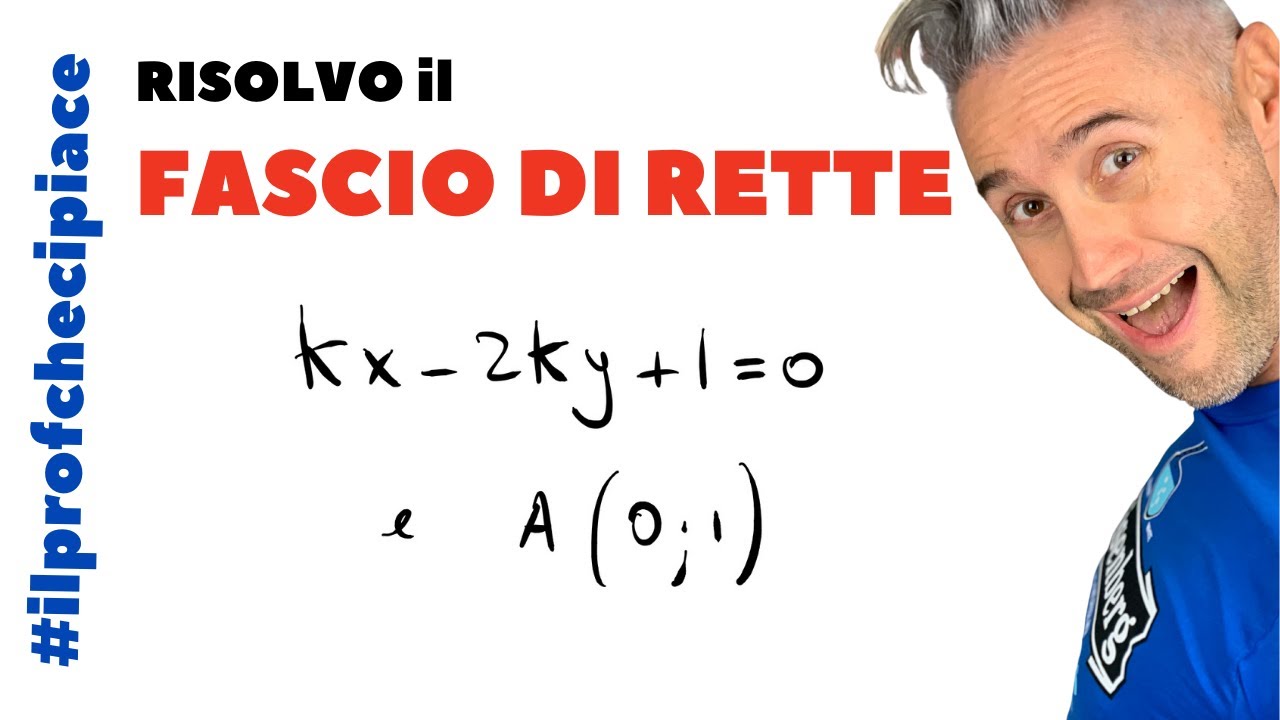 Esercizio sul fascio di rette svolto e commentato | fascio di rette proprio e improprio