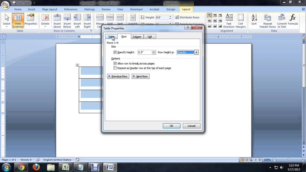 How to Freeze a Table Frame Size in 