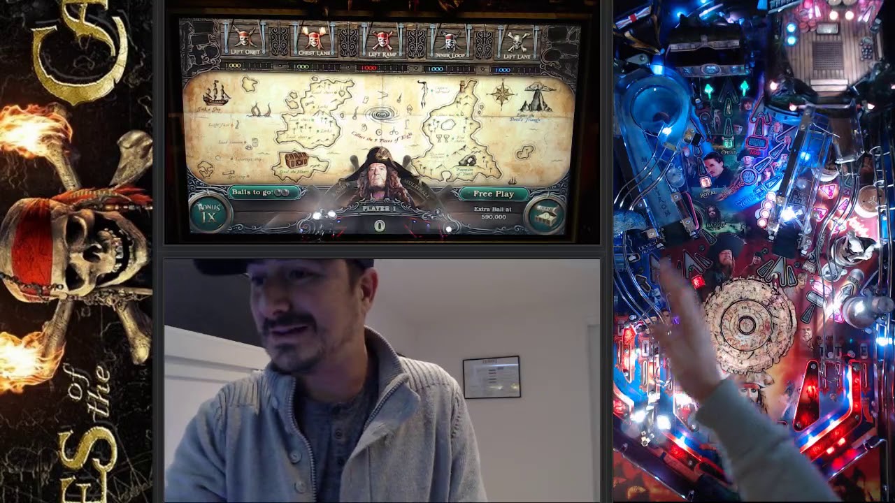 Flipper Pirates of the Caribbean Jersey Jack Pinball v0.98 rules