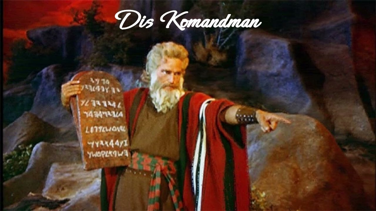 Fos Priye! Les Dix Commandements (French, Creole, English)