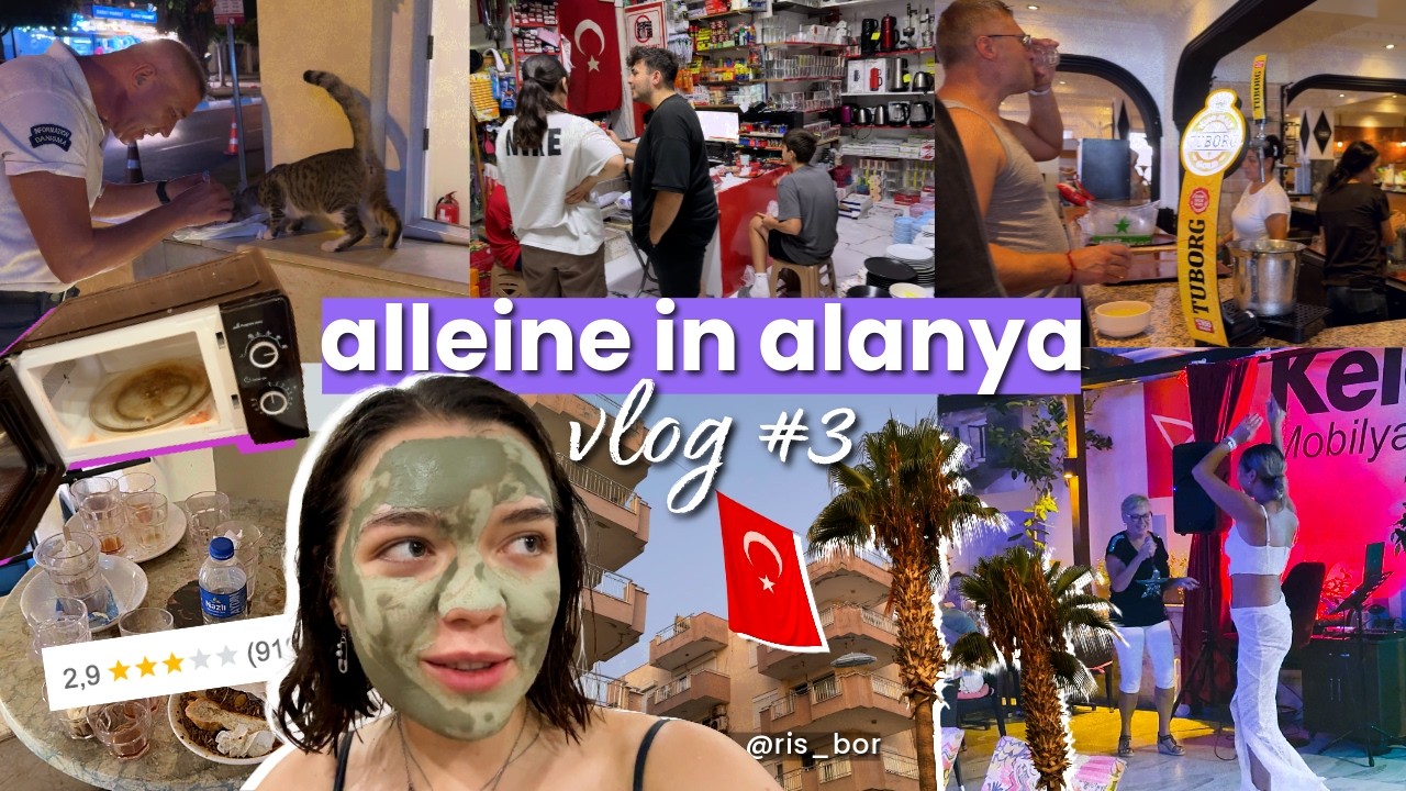 allein im billigsten hotel alanyas | vlog pt. 3