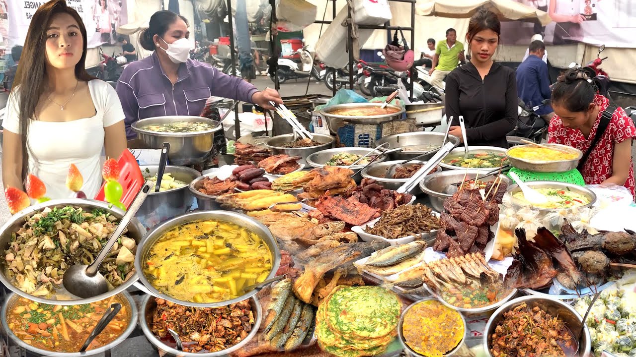 Unbelievable! Cambodian Street Food Tour 2026 - Collection Olympic Market Food Tour & Walk Street