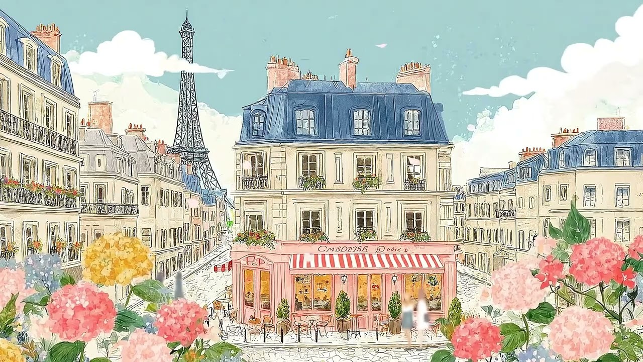 PARIS CAFE 🇫🇷☕ French Instrumental Music — Morning Coffee Playlist | Guitar & Accordion