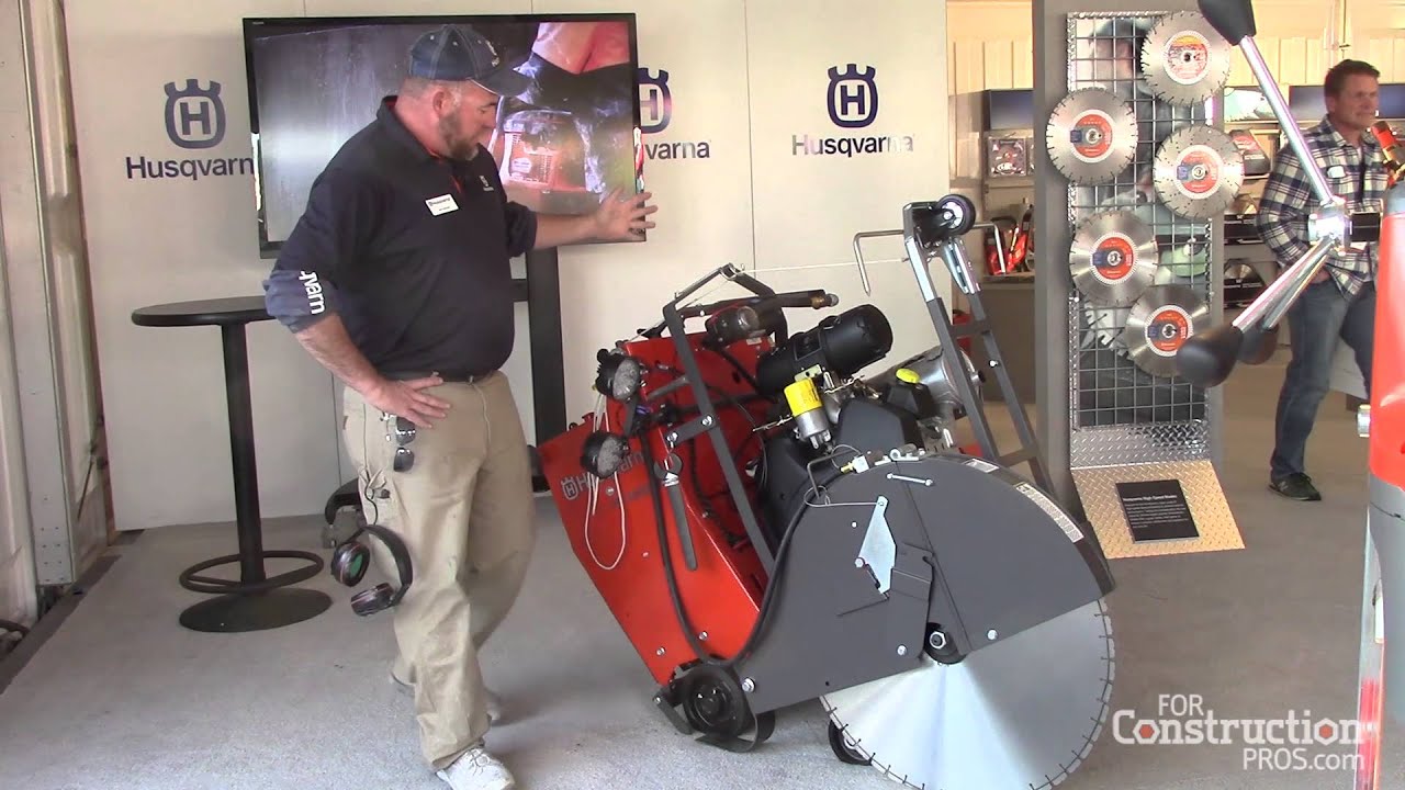 Husqvarna Introduce FS 3500 G Concrete Saw at WOC 2016