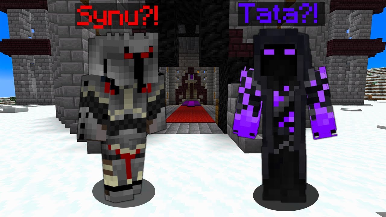 SPOTKALIŚMY JEGO W OPUSZCZONYM ZAMKU w Minecraft! *byliśmy w szoku*