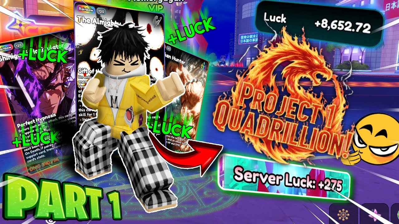 🍀МОЙ НОВЫЙ СИЛЬНЕЙШИЙ И НОВЫЙ НАЧАЛ!!! в Project 1 Quadrillion! (Часть 1) Anime Card Clash!