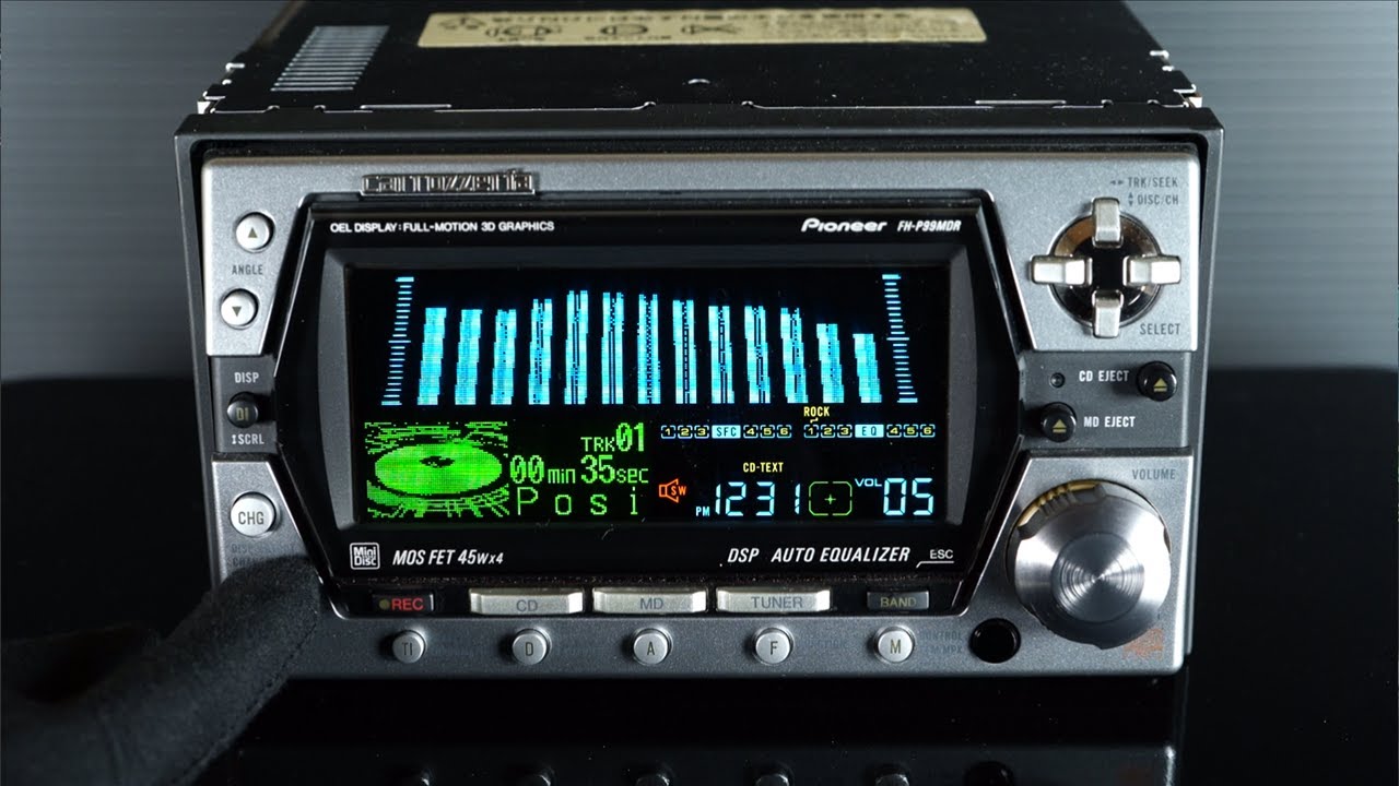 FH-P99MDR PIONEER MD Recordable CD Tuner JDM Car Audio