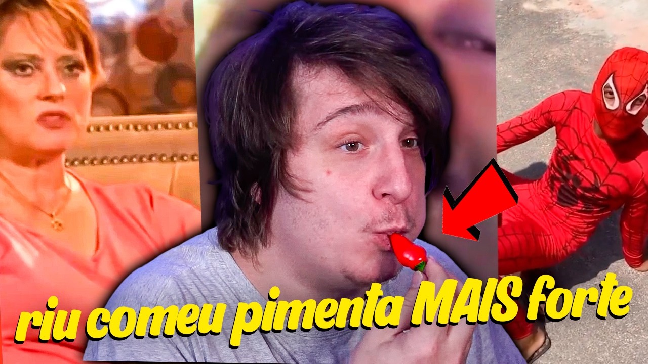 Se rir COME A PIMENTA MAIS FORTE DO MUNDO! Não pode rir Versão pimenta #2