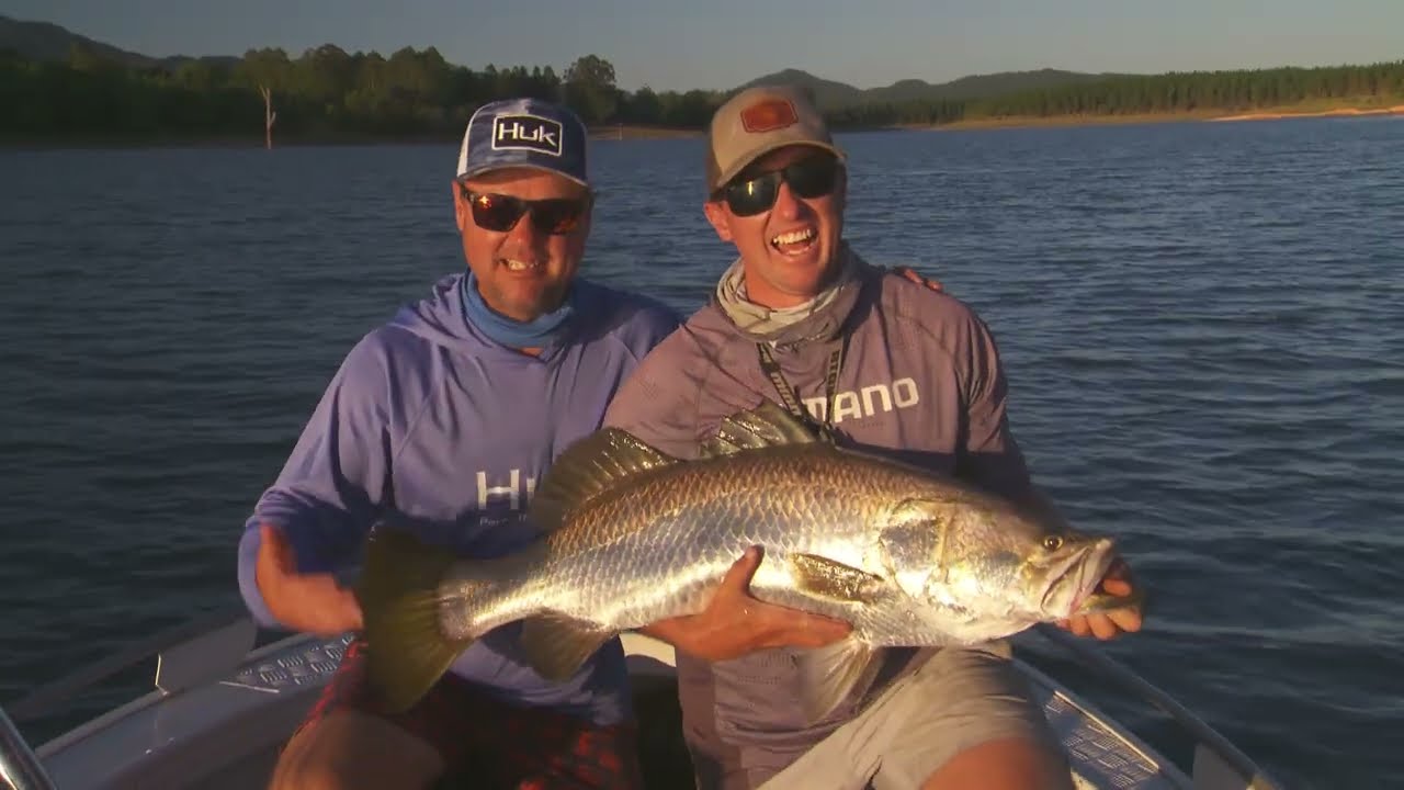 LAKE TINAROO - GIANT BARRAMUNDI - IFISH - TROPIC BARRA ADVENTURES