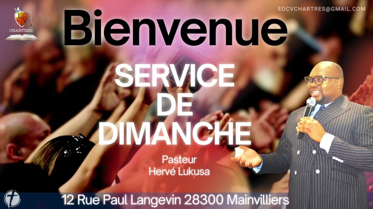 DETRUIRE LES TENEBRES DE TA VIE AVEC  LE  PASTEUR  Hervé Lukusa / DIMANCHE 7 SEPT 2025