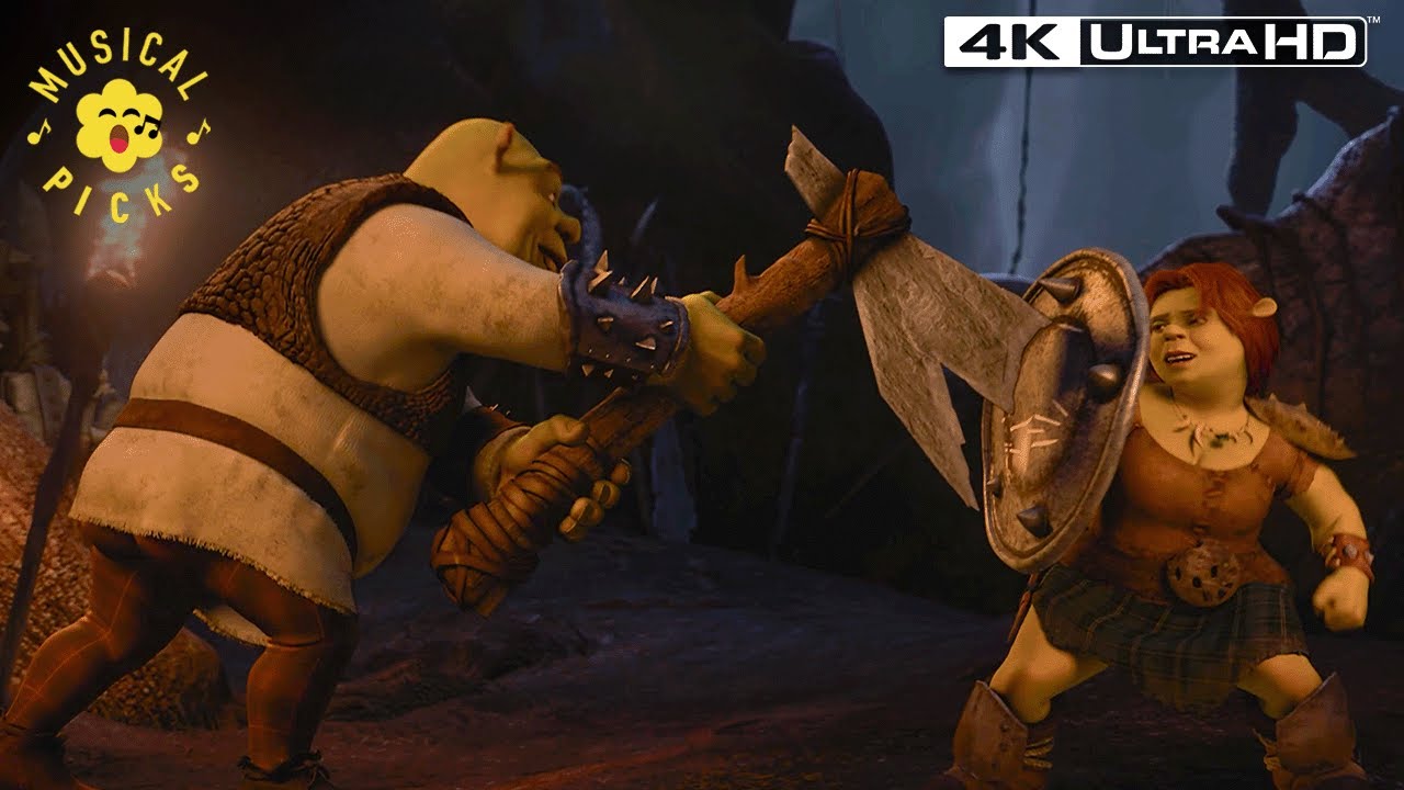 Shrek and Fiona's Epic Battle To 