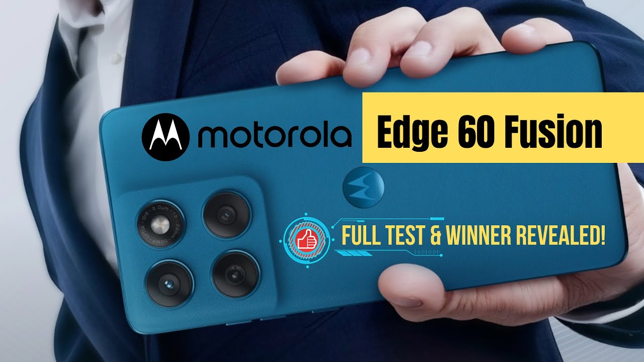 Motorola Edge 60 Fusion Review: Stunning Quad-Curved Display & Moto AI Magic! | Hands-On 2025