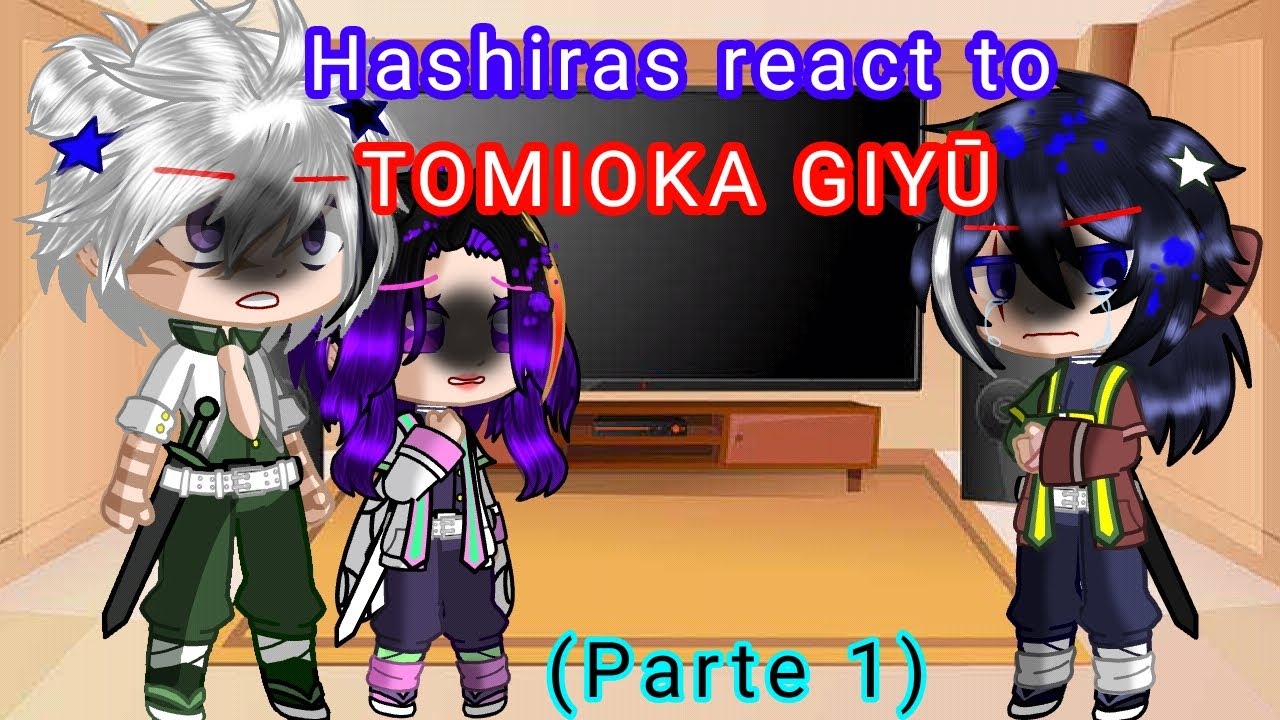 Hashiras react to🌊 Tomioka Giyū 🌊|MI AU!| no original|#tomiokagiyuu #kny #shinobukocho #pasado