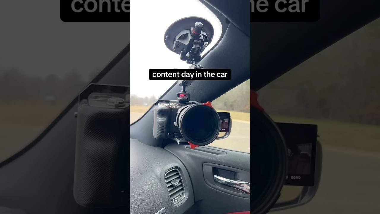 Ulanzi Mount: Camera setup for car vlogs