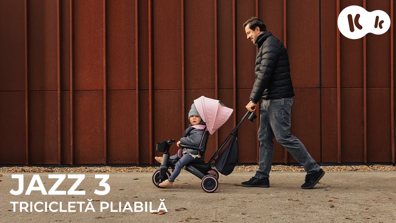 Kinderkraft JAZZ 3 – tricicletă pliabilă | 6 moduri