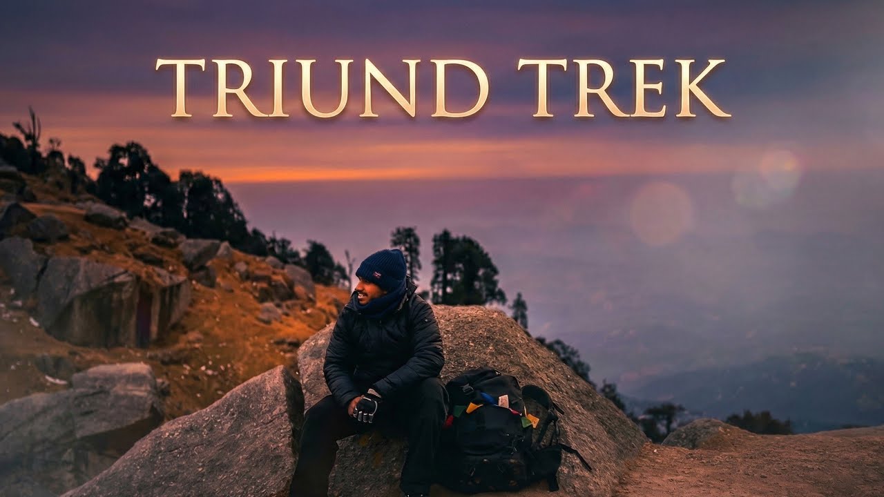 Triund Trek | First Solo Trek | Got stuck in a Snow Storm(23/01/2026)| Dharamkot #snowfall #himachal