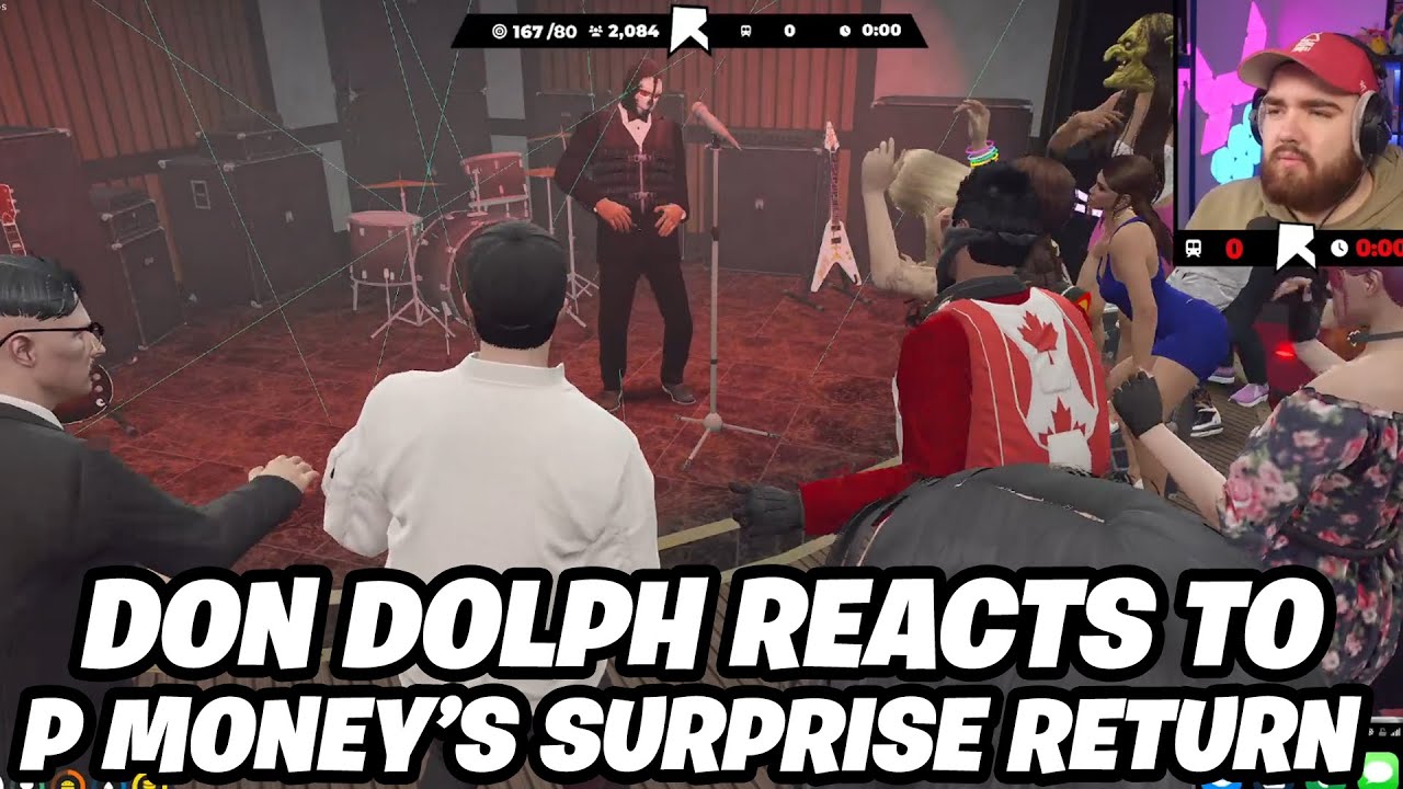 Don Dolph (Randolph) Reacts to P Money's NoPixel Return Surprise Show