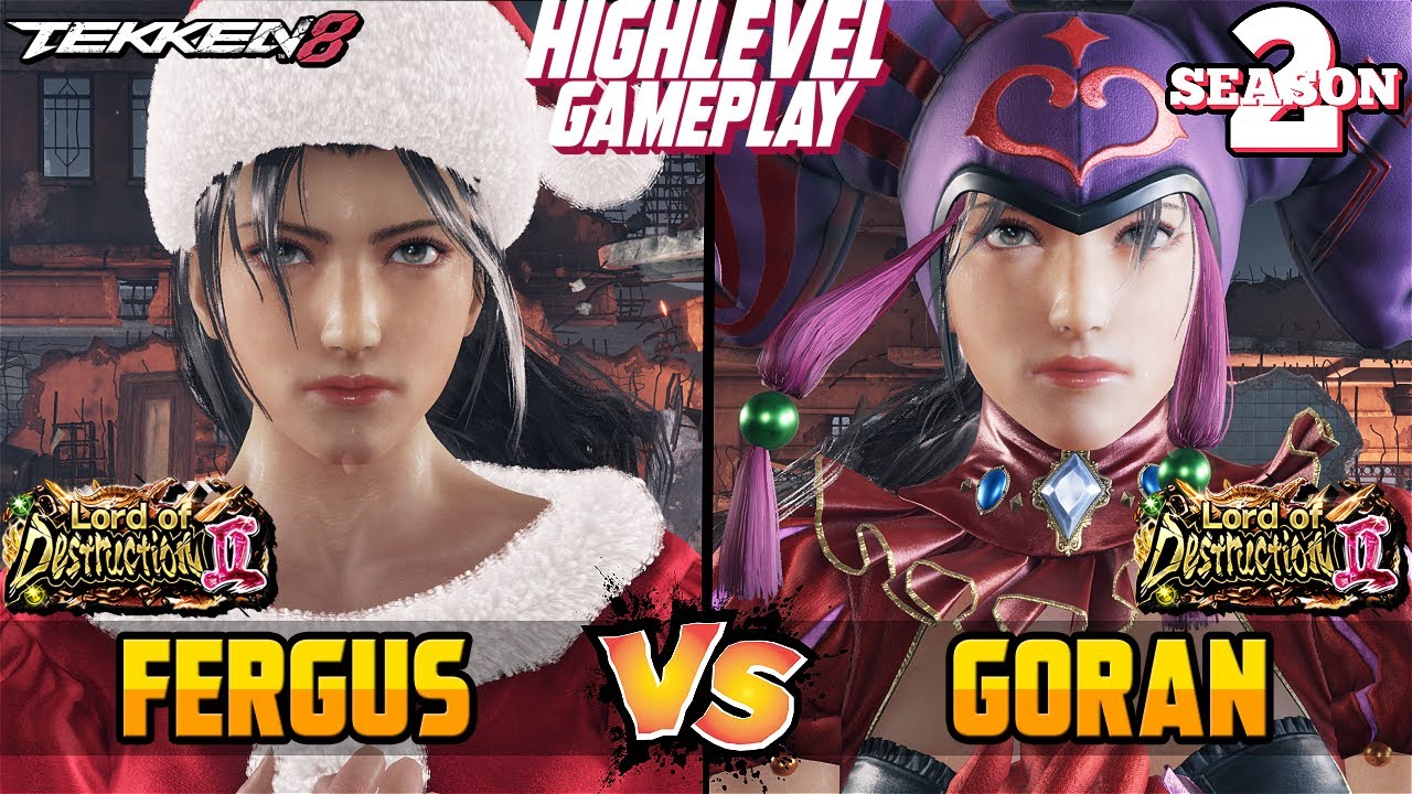 Tekken 8 – FERGUS (Jun Kazama) vs GORAN (Jun Kazama) – T8 High Level Gameplay!