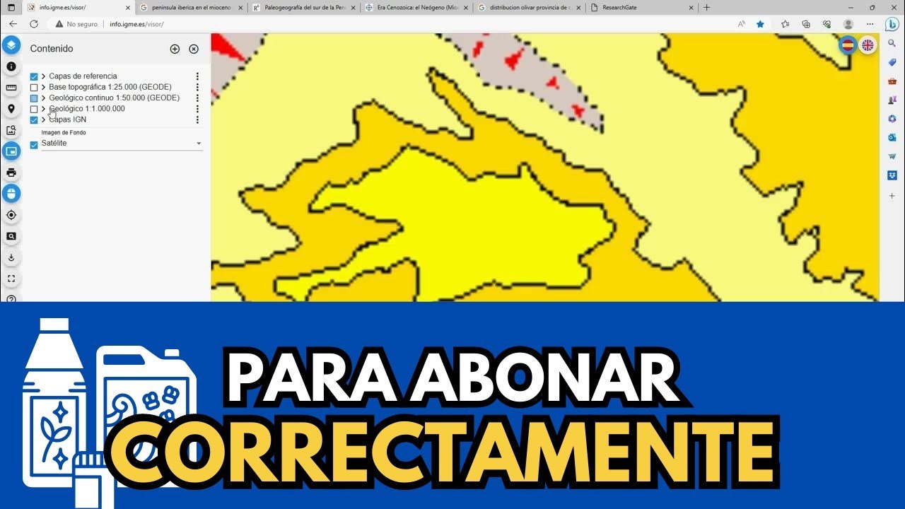 🎯🎯Para abonar correctamente tienes que saber algo de geología: campiña de Córdoba.📝📝📝
