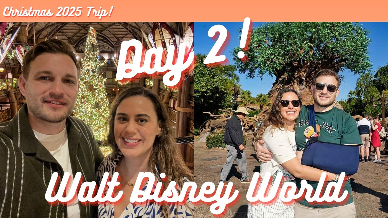 DISNEY WORLD VLOG - Day 2 - Rope dropping Animal Kingdom & finally staying at Animal Kingdom Lodge!🤩