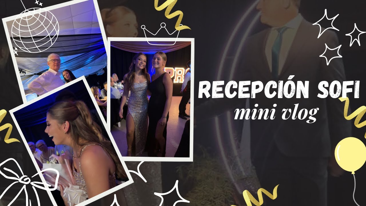 Recopilado de videos de la recepción de mi sis😌