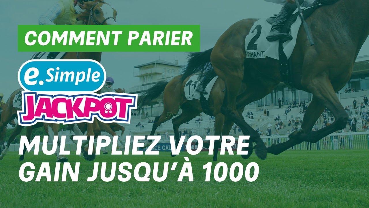 Le e-Simple JACKPOT comment ça marche ? | Comment parier avec PMU