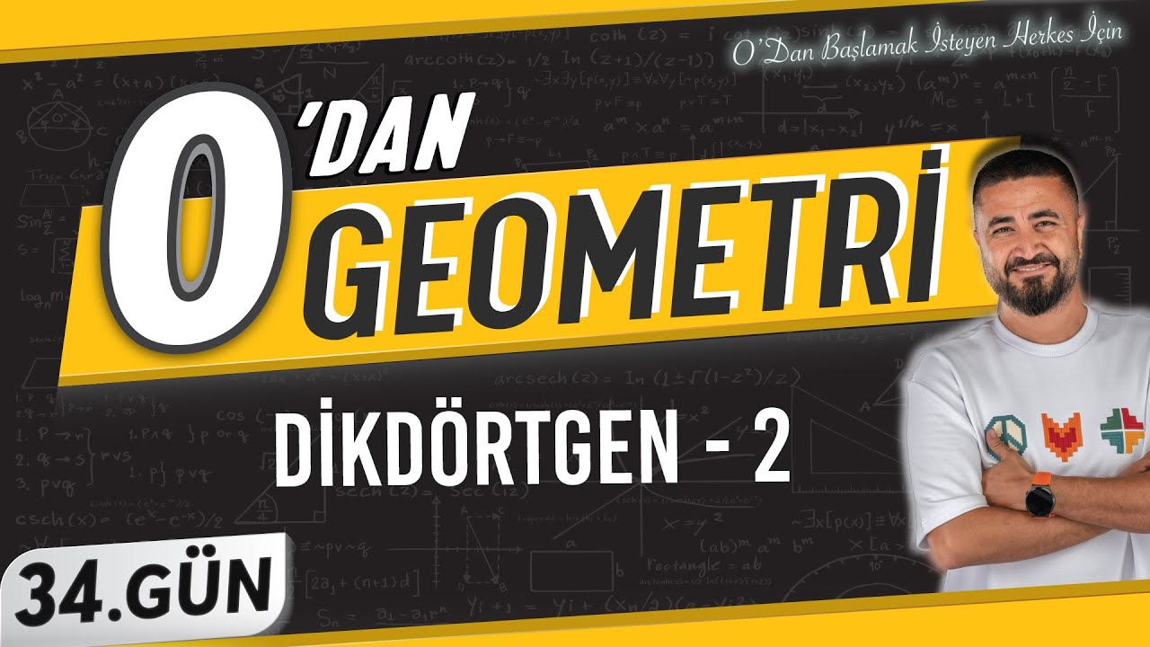 Dikdörtgen 2 | 0 DAN Geometri Kampı 34.Gün | Rehber Matematik