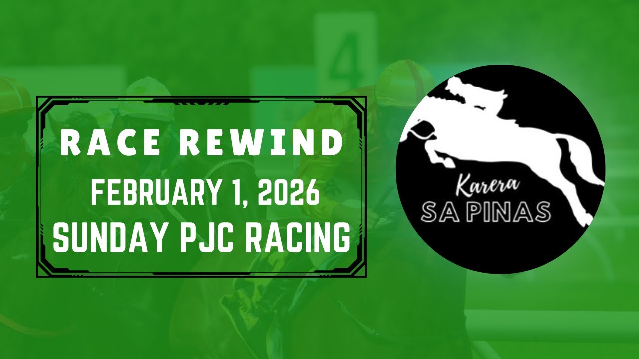PJC RACE REWIND | FEBRUARY 1, 2026 | SUNDAY PJC RACING | Karera Sa Pinas