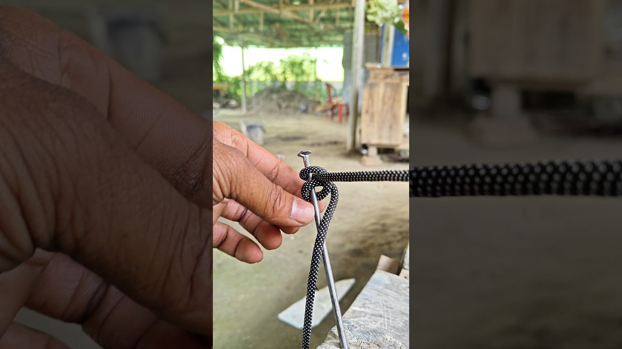 This Rope Trick Can Save Your Day 👍#shorts #knotting #ropetrick