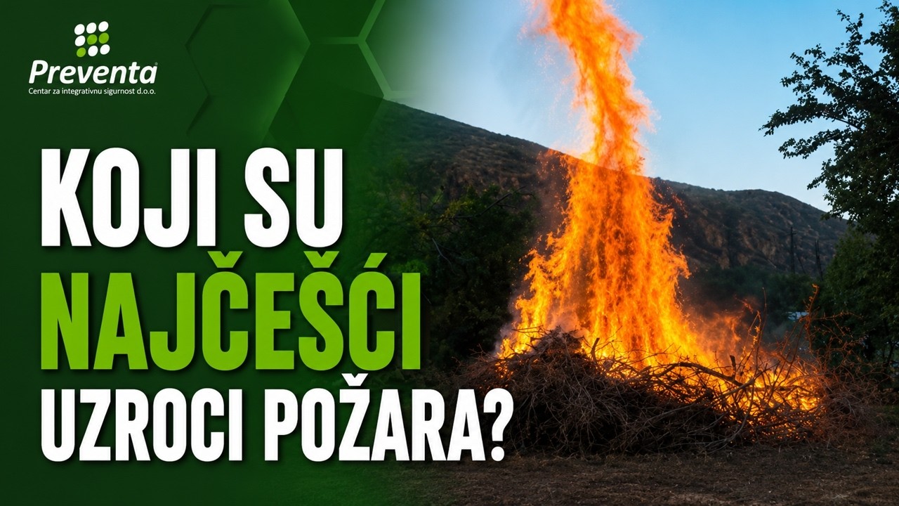 Požarne opasnosti - uzroci, uvjeti i preventivne mjere