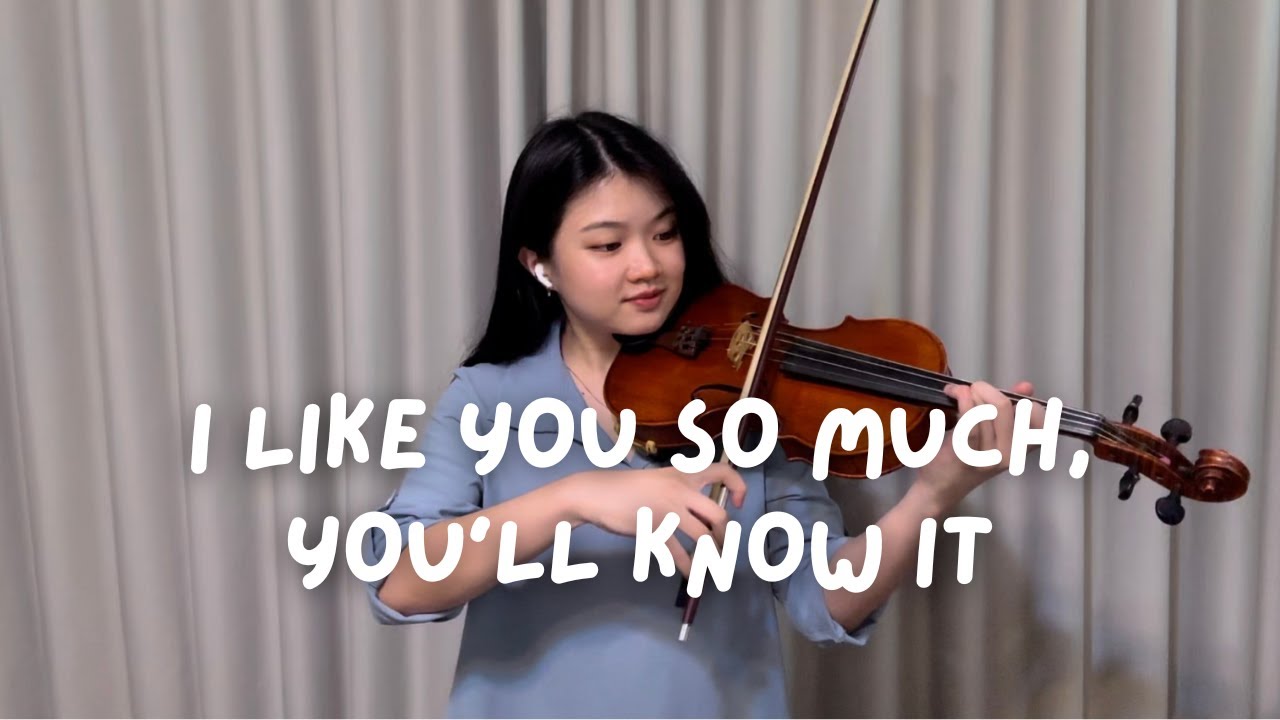 I like you so much, you'll know it - Ysabelle Cuevas | XJ Violin Cover w Sheet Music