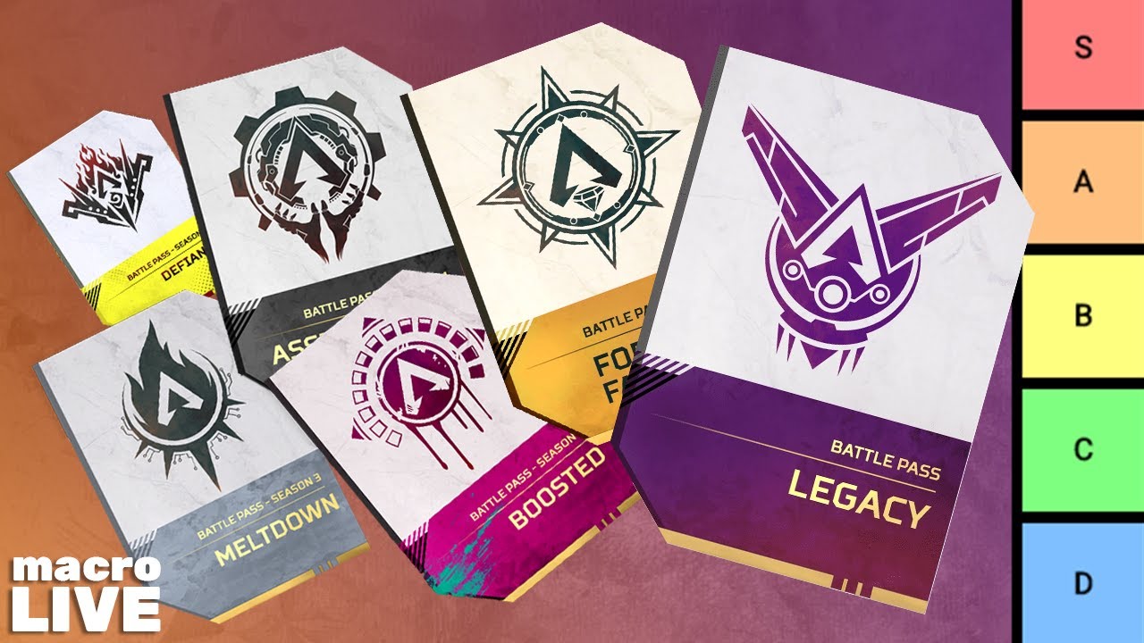 THE APEX LEGENDS BATTLE PASS TIER LIST