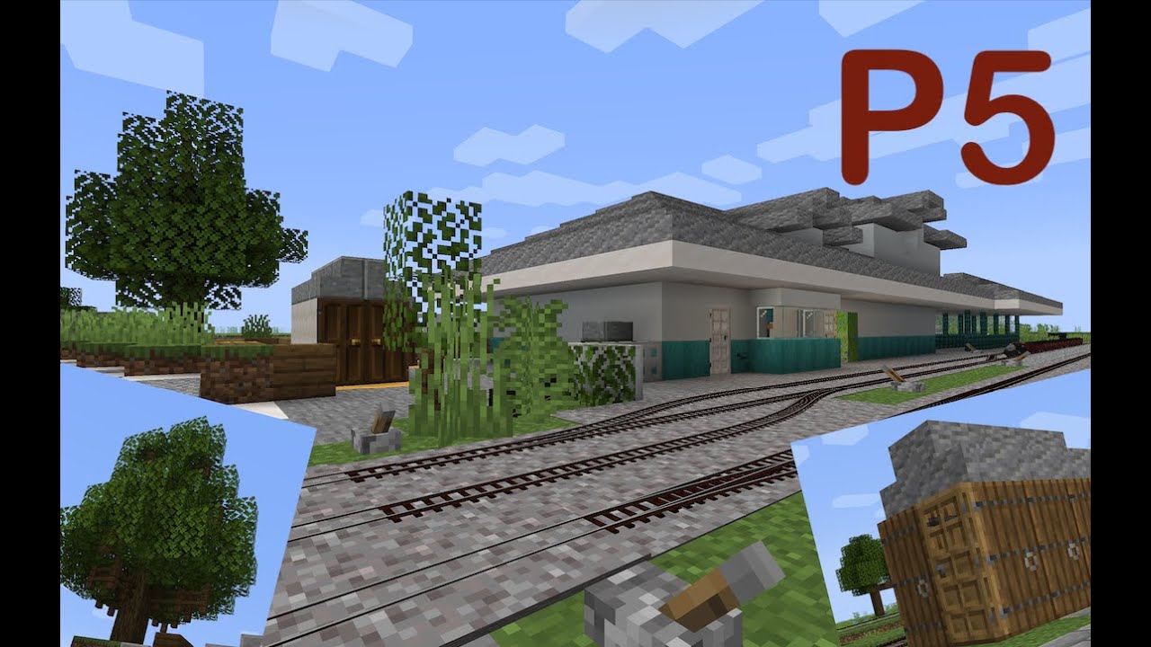 Recreating Burnaby Central Railway in Minecraft P5