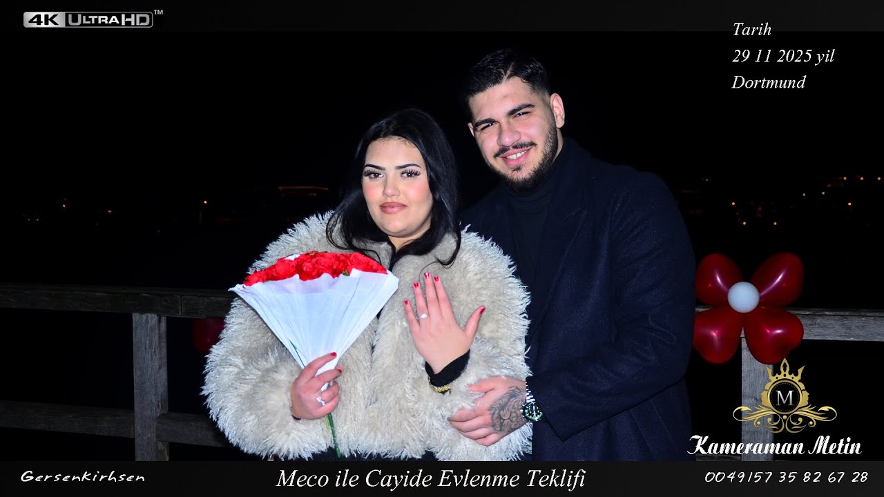 Meco ile Cayide Evlenme Teklifi tarih 29  11  2025 yil Dortmund  4K