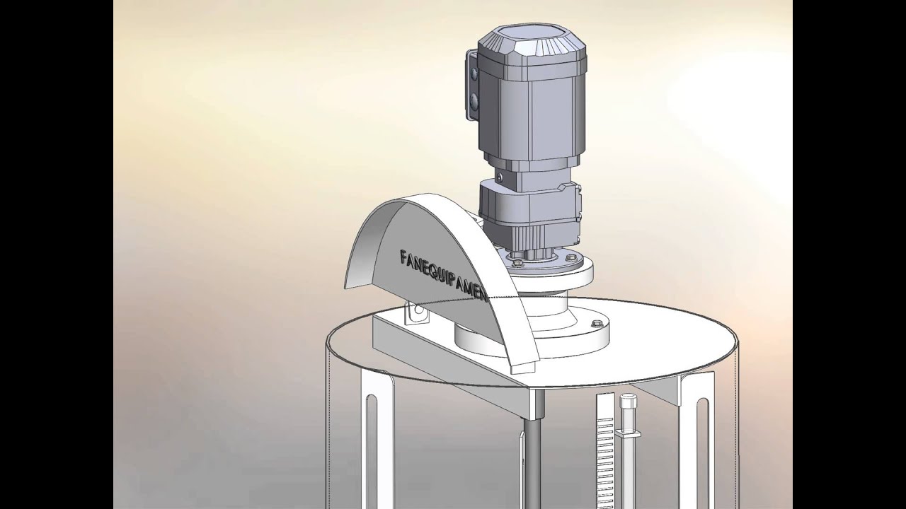 AGITADOR INDUSTRIAL COM TANQUE POLIPROPILENO