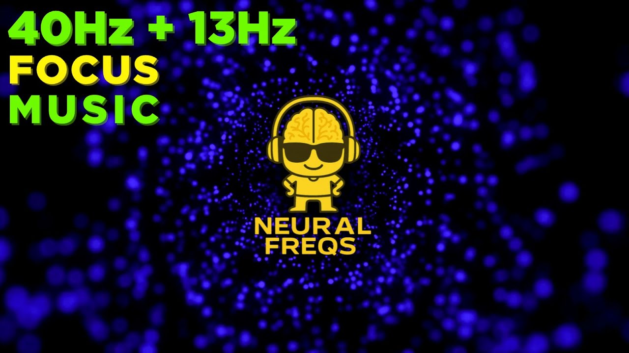 40Hz Gamma & 13Hz SMR | Focus Mix for ADHD, Study, and Deep Work